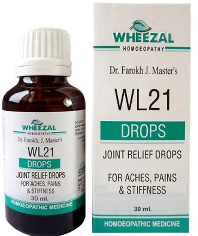 Wheezal Homeopathy WL-21 Joint Relief Drops - 30 ml