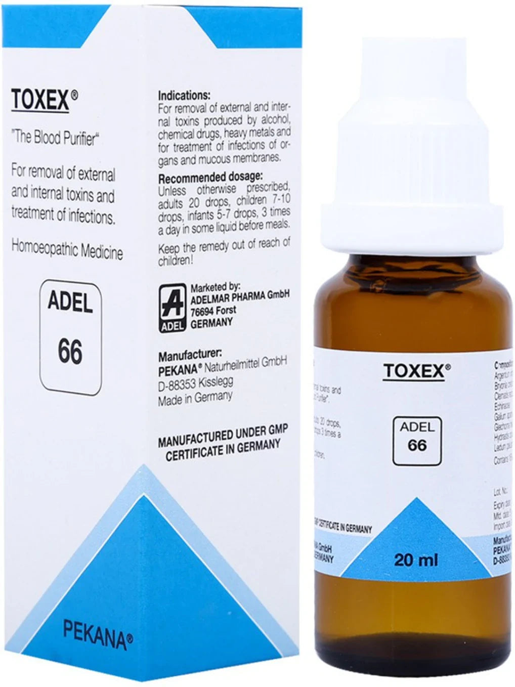 Adel Homeopathy 66 Toxex Drop - 20 ml