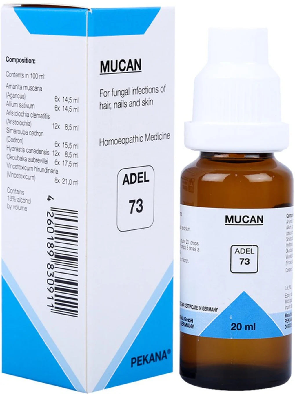 Adel Homeopathy 73 Mucan Drop - 20 ml