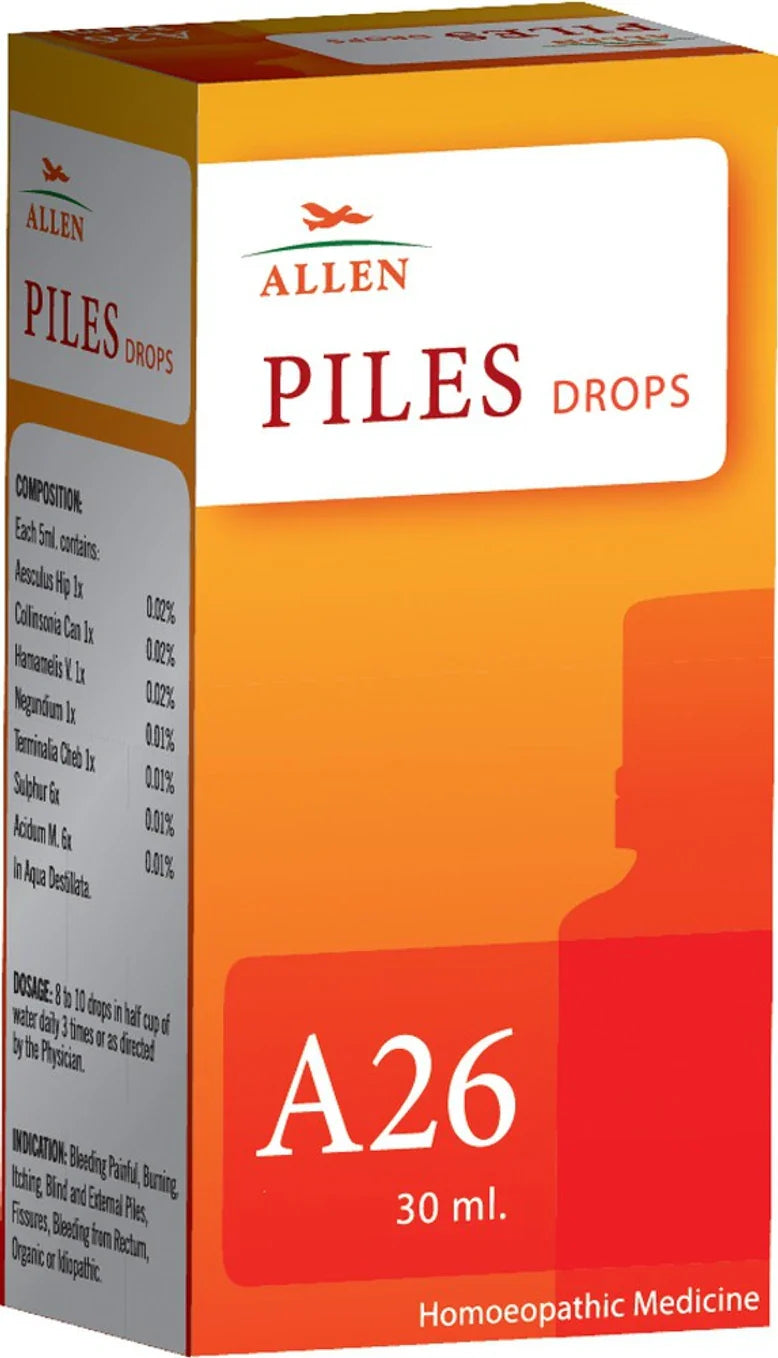 Allen Homeopathy A26 Drops - 30 ml
