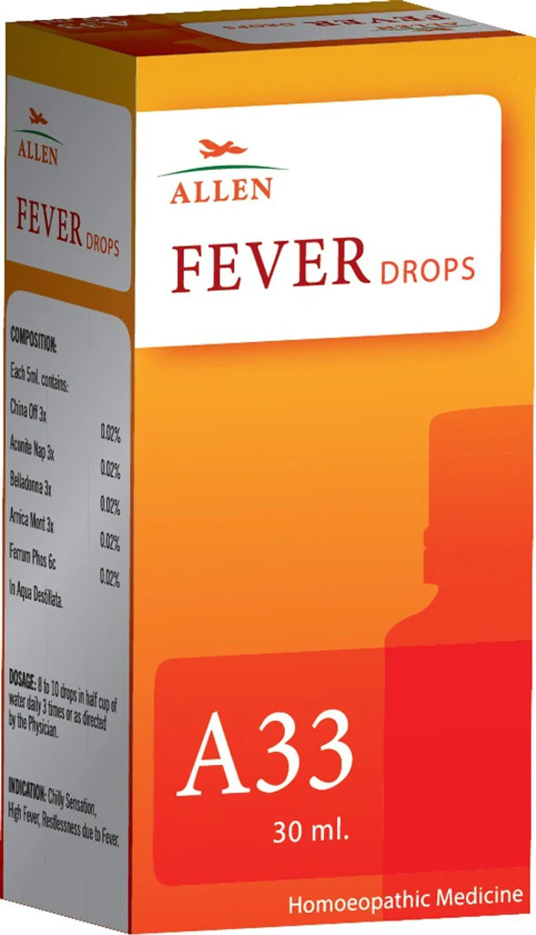 Allen Homeopathy A33 Drops - 30 ml