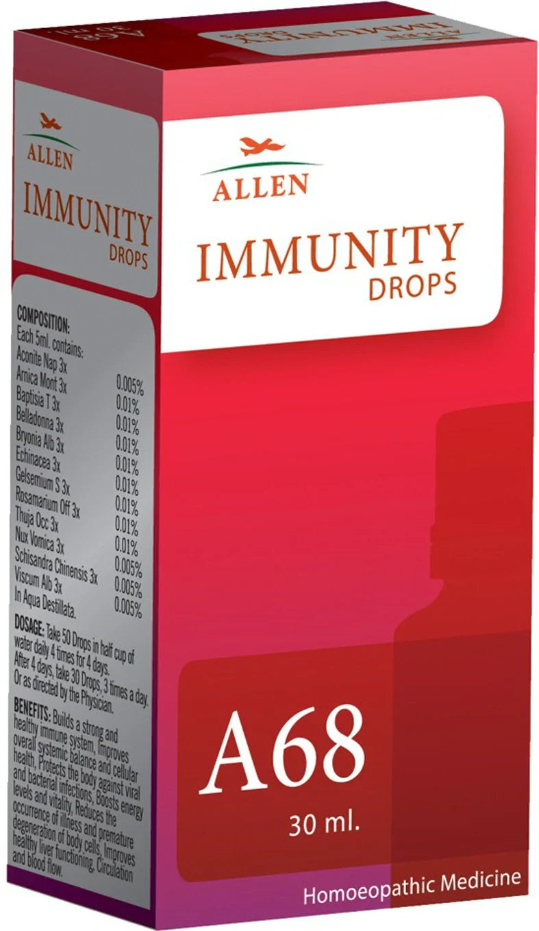 Allen Homeopathy A68 Immunity Drops - 30 ml