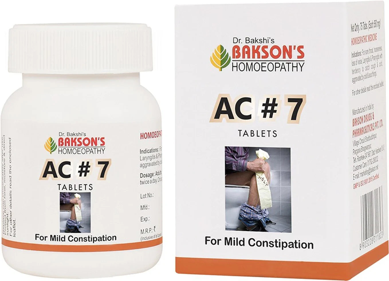 Bakson's AC 7 Tablets - 75 Tabs