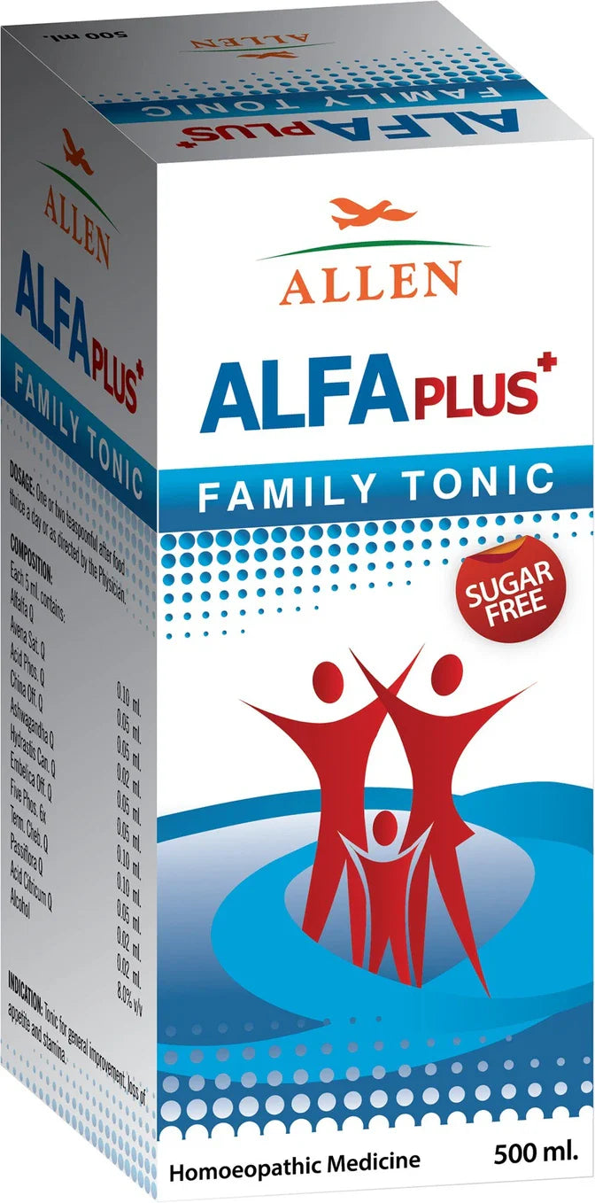 Allen Homeopathy Alfa Plus Family Tonic (Sugar Free) - 100 m