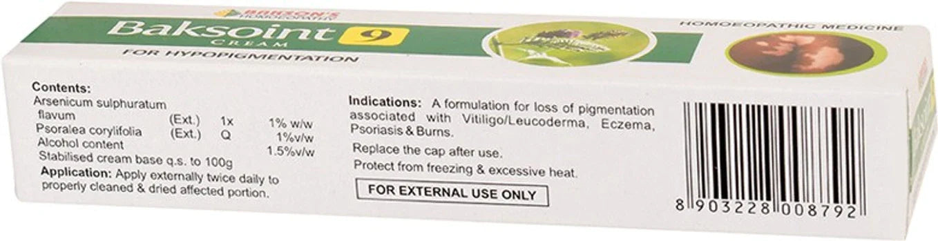 Bakson's Homeopathy Baksoint 9 Cream - 25 gm