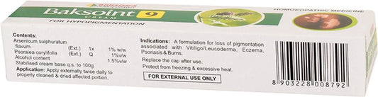 Bakson's Homeopathy Baksoint 9 Cream - 25 gm