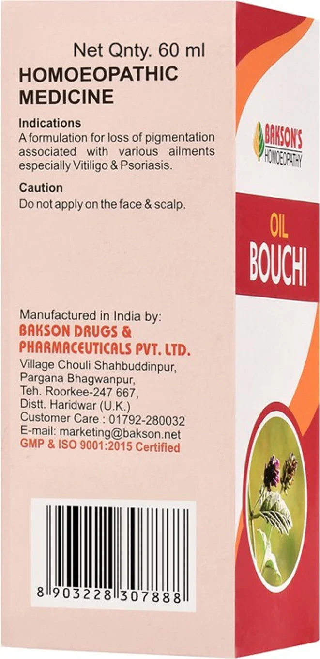Bakson's Homeopathy Bouchi Oil - 60 ml