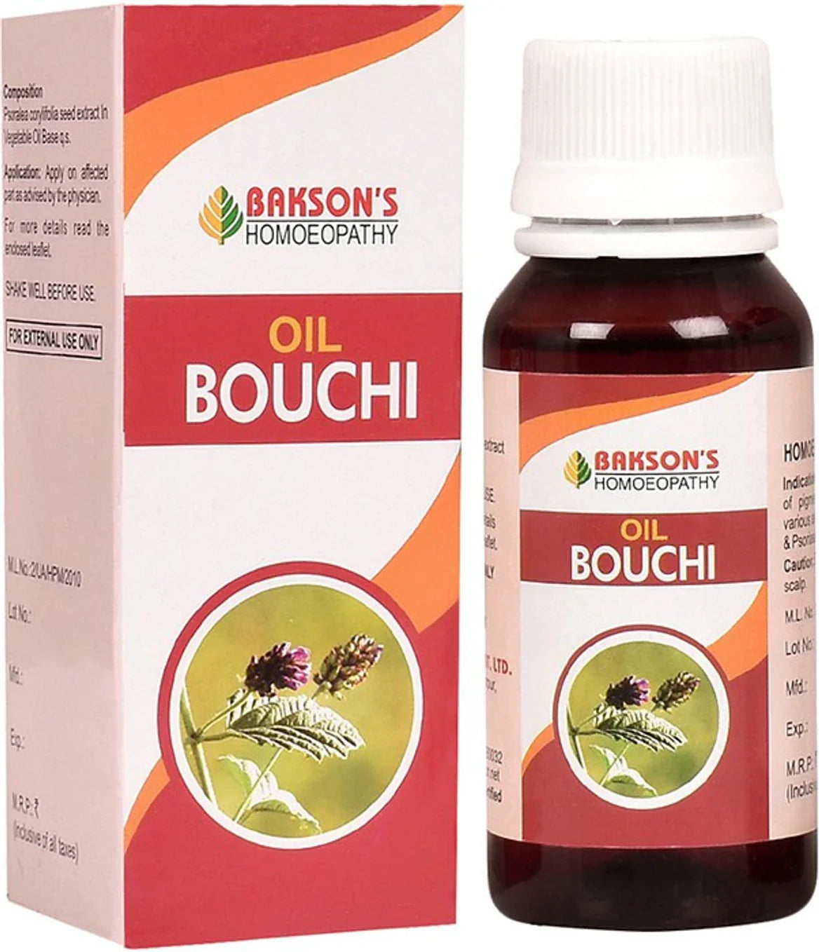 Bakson's Homeopathy Bouchi Oil - 60 ml