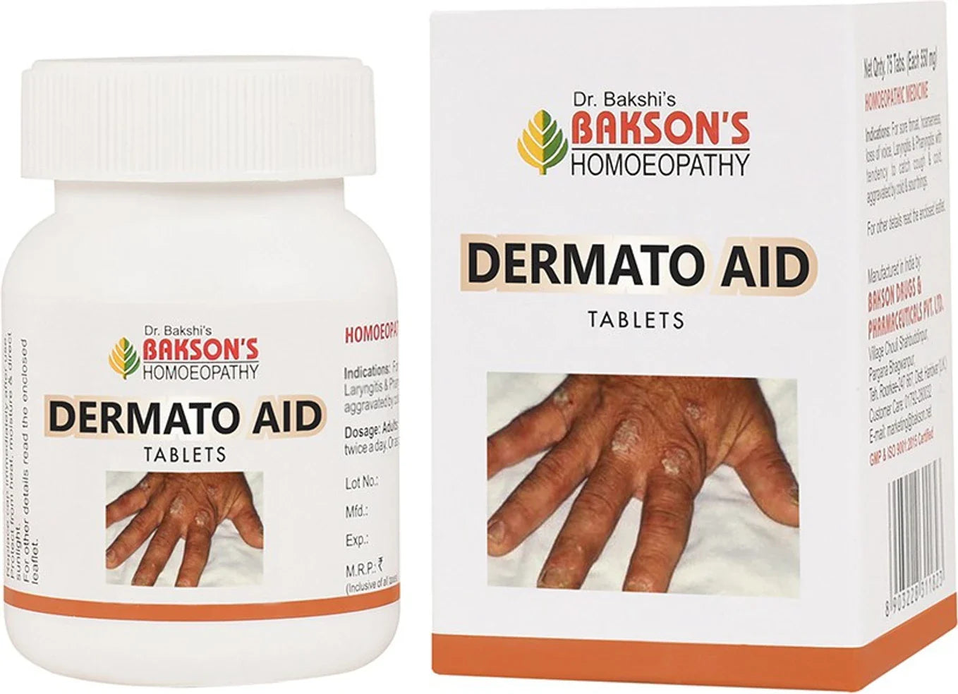 Bakson's Homeopathy Dermato Aid Tablets - 75 Tablets