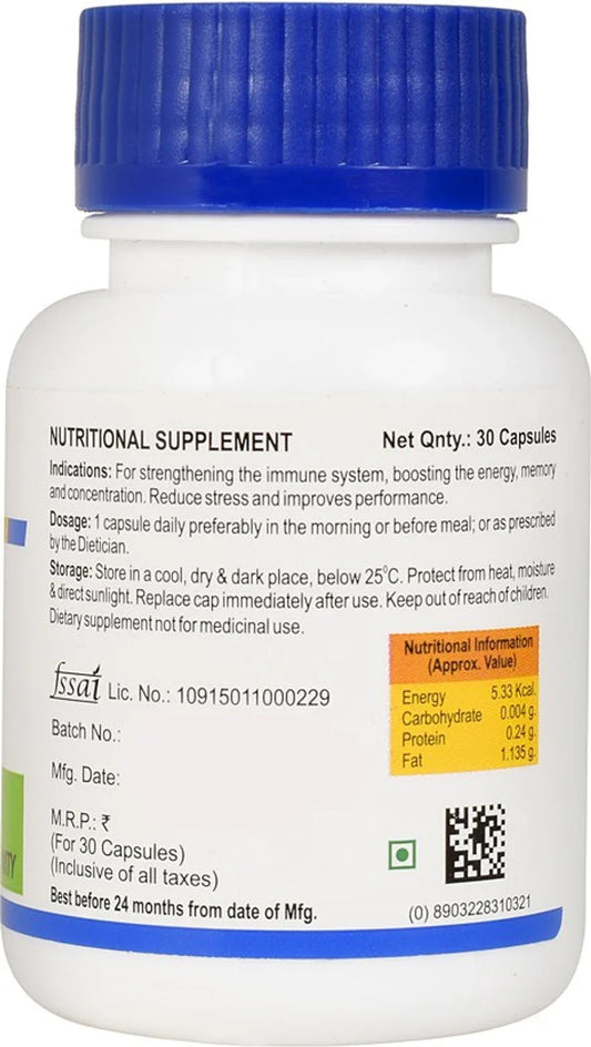 Bakson's Ginseng Plus Capsules - 30 caps