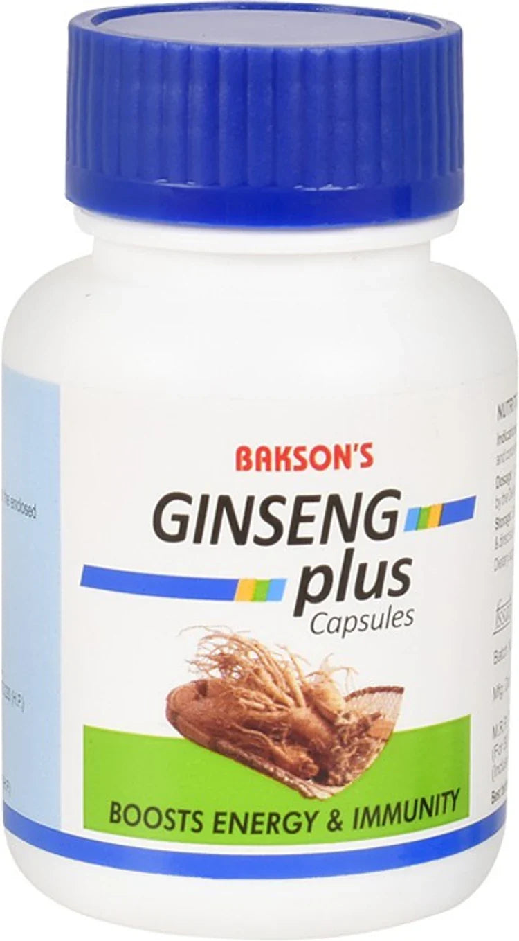 Bakson's Ginseng Plus Capsules - 30 caps