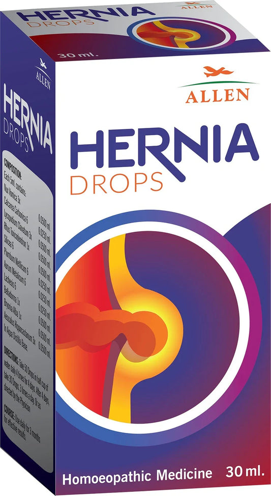Allen Homeopathy Hernia Drops - 30 ml