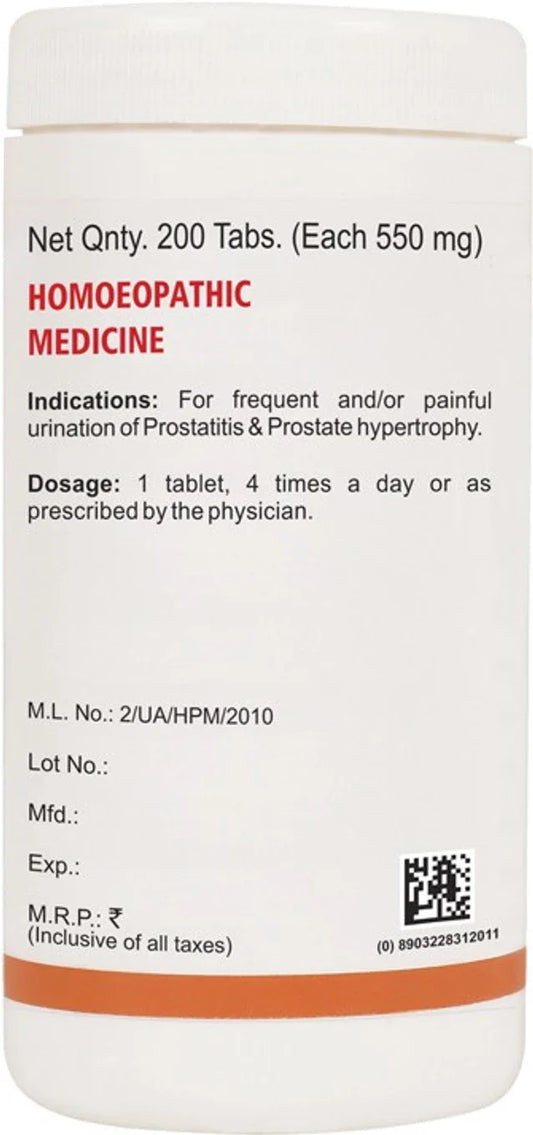 Bakson's Homeopathy Formula P Tablets - 75 tabs
