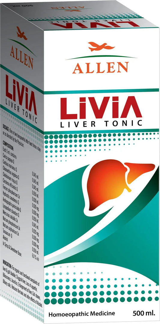 Allen Homeopathy Livia Liver Tonic - 100 ml