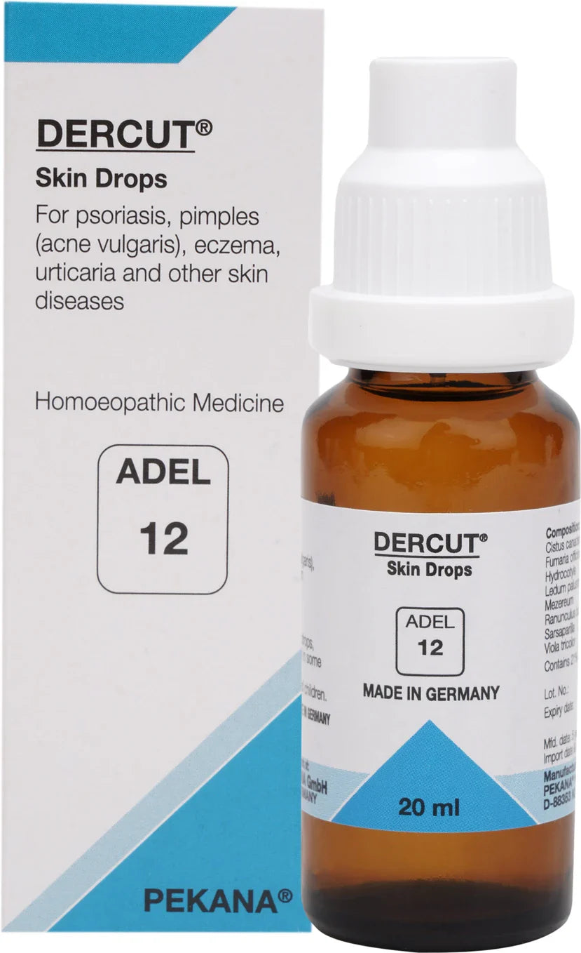 Adel Homeopathy 12 Dercut Drops - 20 ml