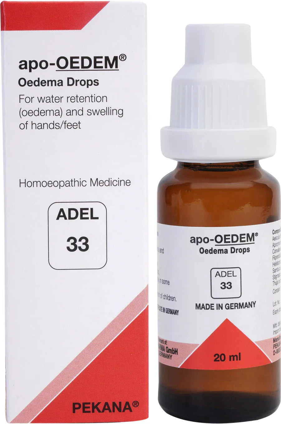 Adel Homeopathy 33 Apo-Oedem Drop - 20 ml