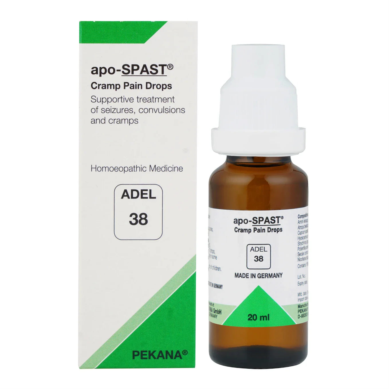 Adel Homeopathy 38 Apo-Spast Drops - 20 ml