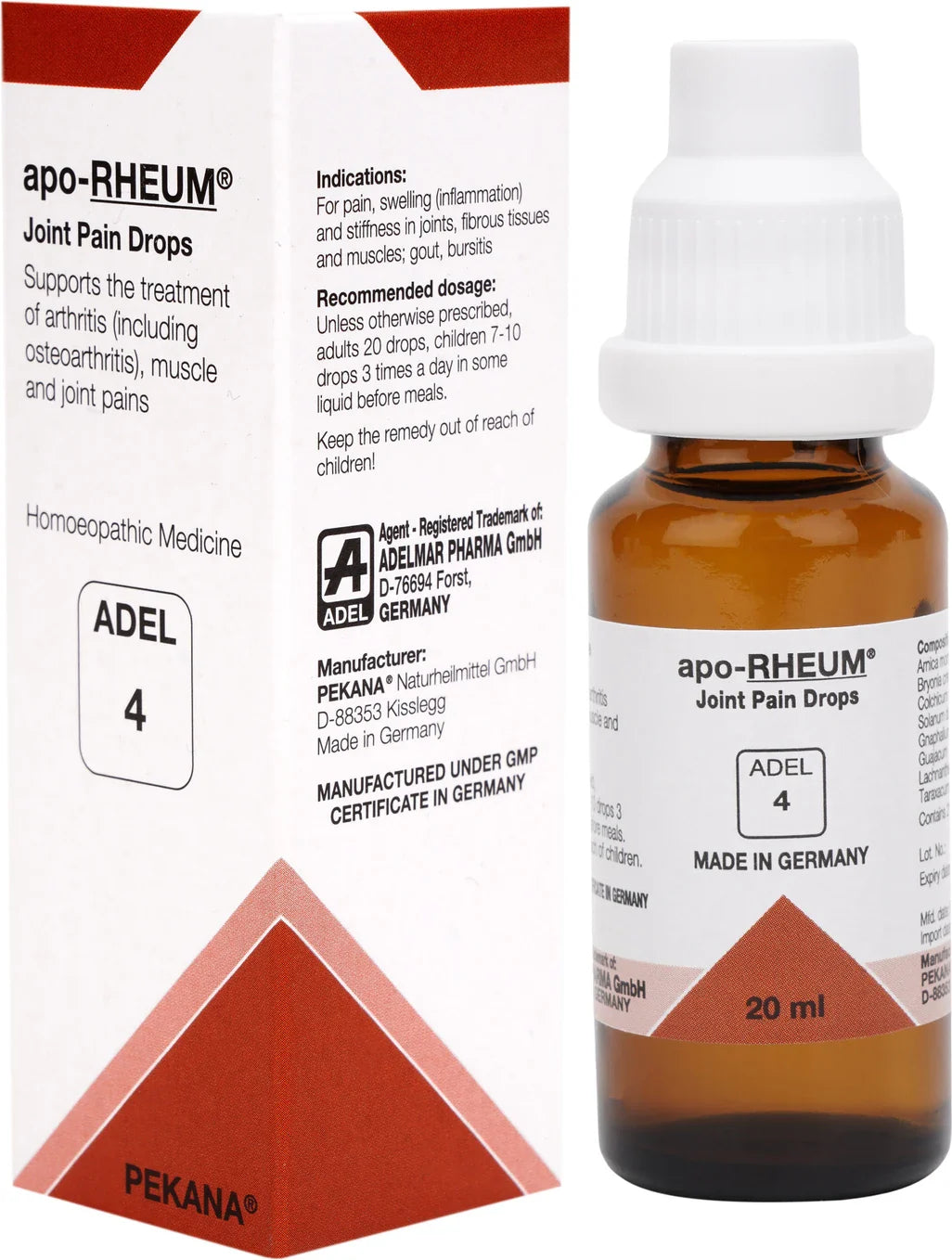 Adel Homeopathy 4 Apo-Rheum Drops - 20 ml