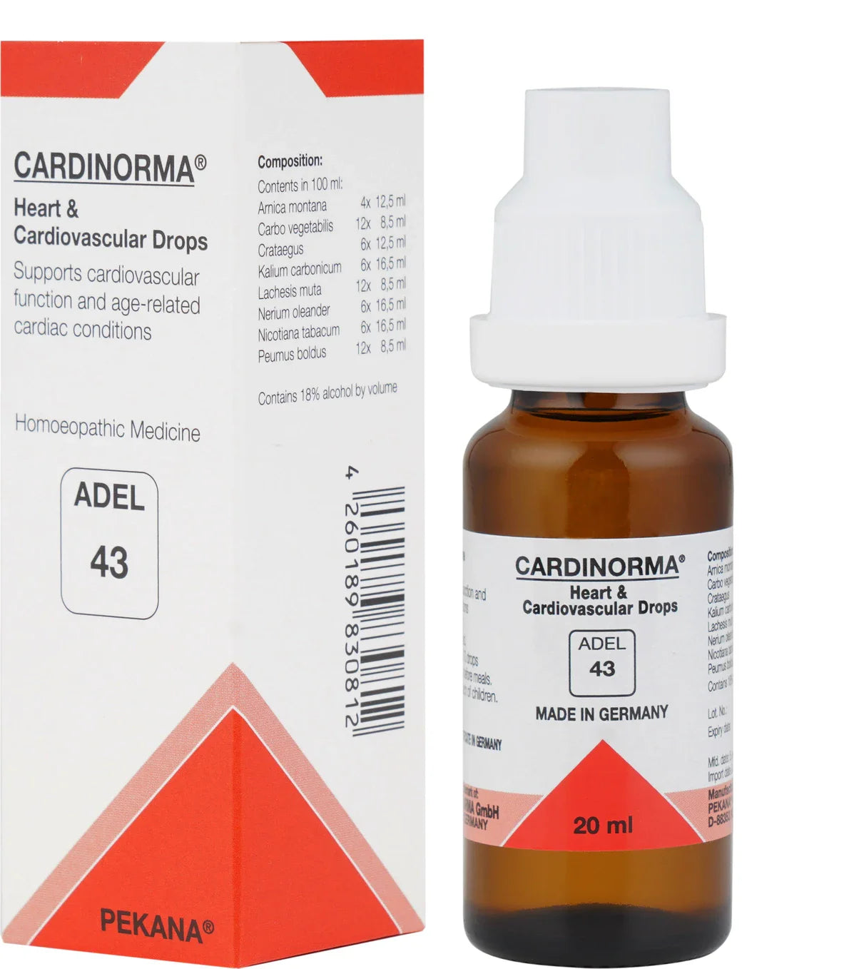 Adel Homeopathy 43 Cardinorma Drop - 20 ml