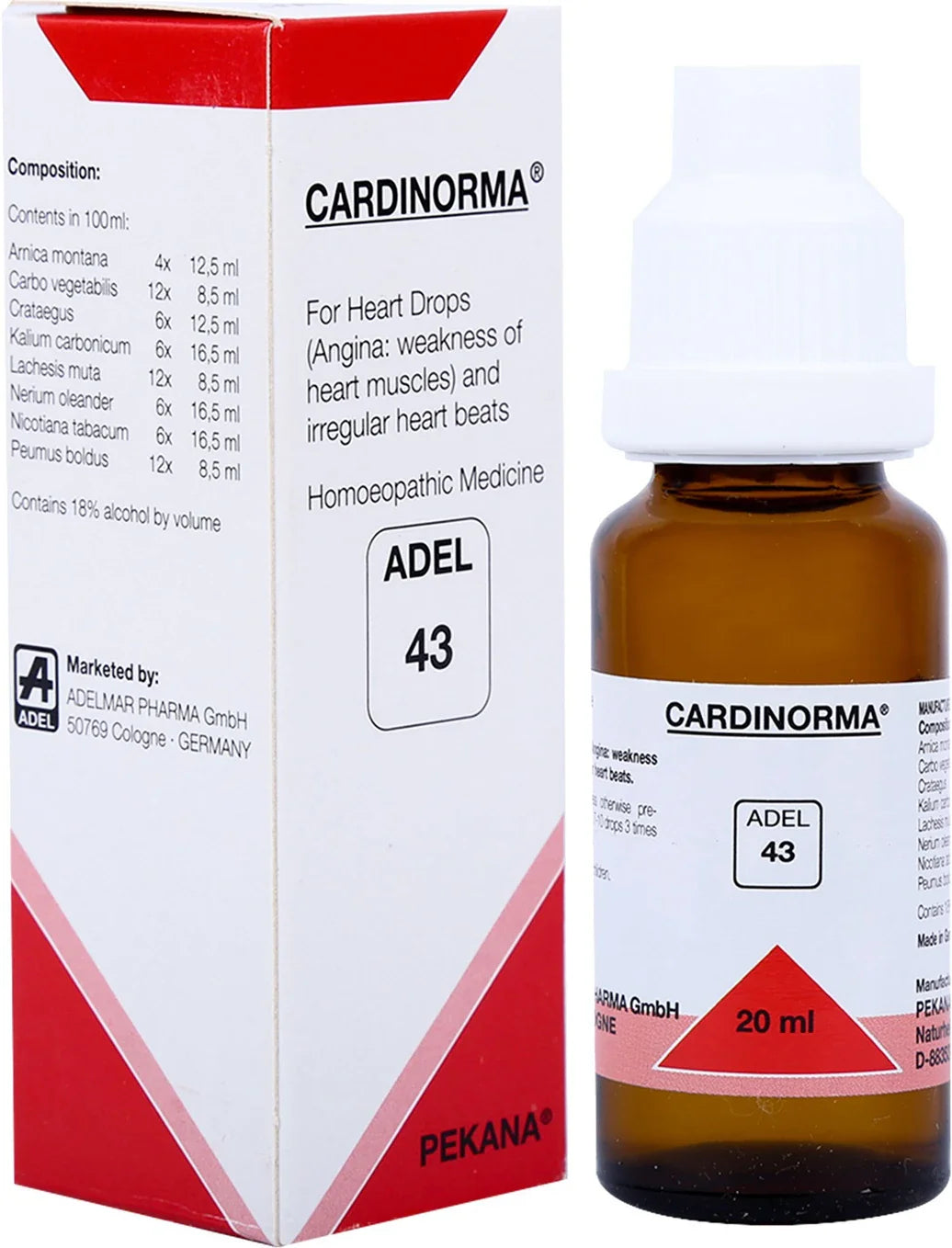 Adel Homeopathy 43 Cardinorma Drop - 20 ml