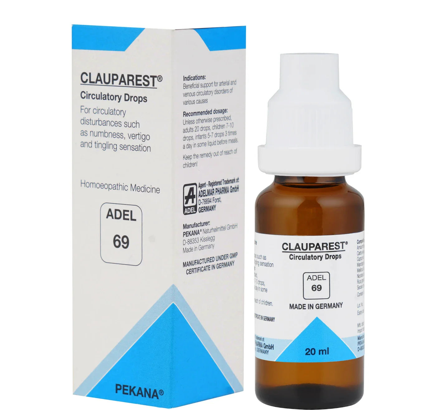 Adel Homeopathy 69 Clauparest Drop - 20 ml