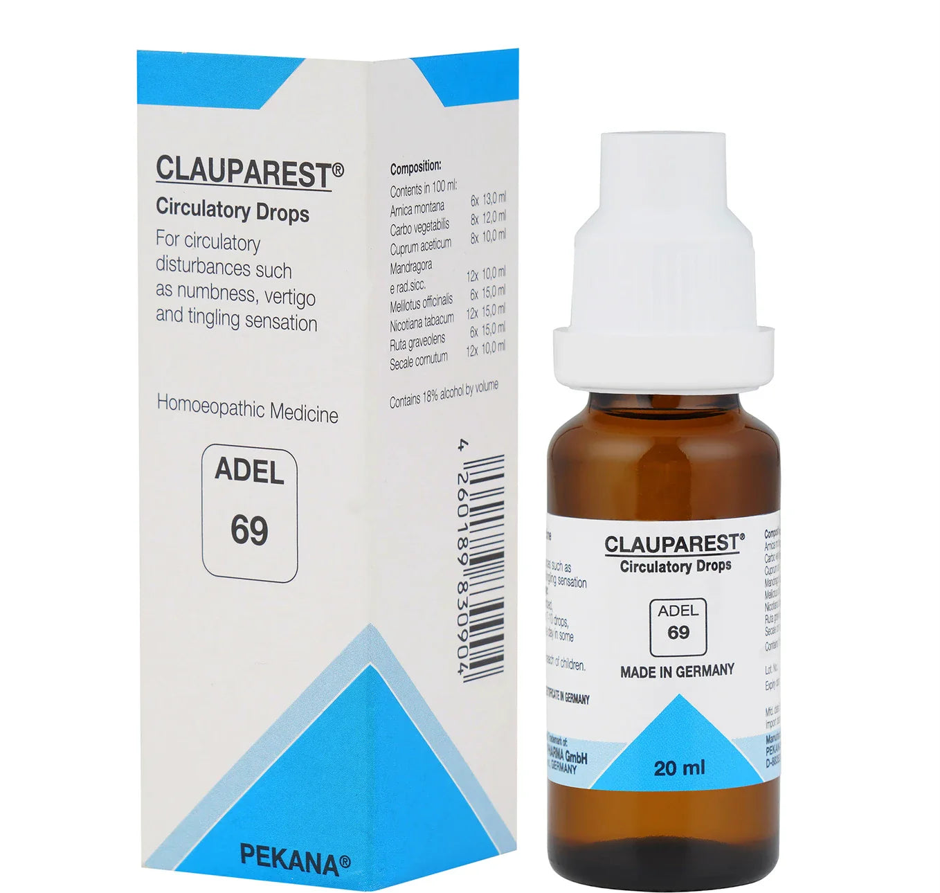 Adel Homeopathy 69 Clauparest Drop - 20 ml