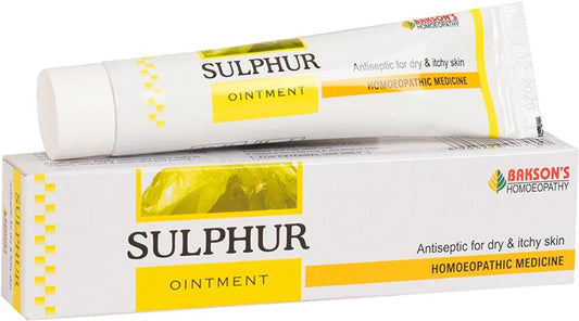 Bakson's Homeopathy Sulphur Ointment - 25 gm