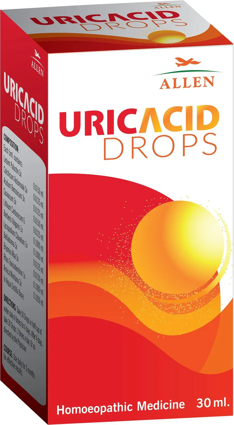 Allen Homeopathy Uricacid Drops - 30 ml