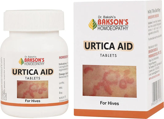 Bakson's Homeopathy Urtica Aid Tablets - 75 Tablets