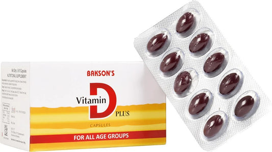 Bakson's Homeopathy Vitamin D Plus Capsules - 50 caps