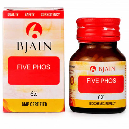 Bjain Homeopathy Five Phos Biochemic Tablet - 6X - 25 gm