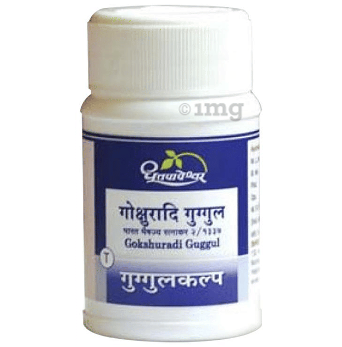 Dhootapapeshwar Gokshuradi Guggul - 60 tabs