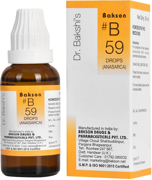 Bakson's Homeopathy B59 Drops - 30 ml