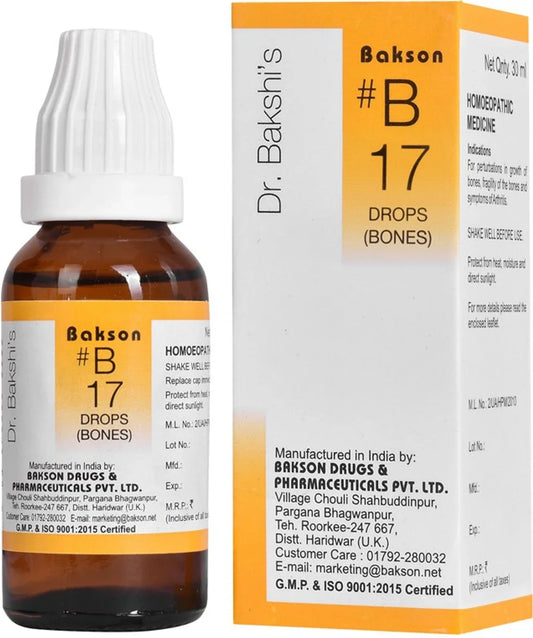 Bakson's Homeopathy B17 Drops - 30 ml