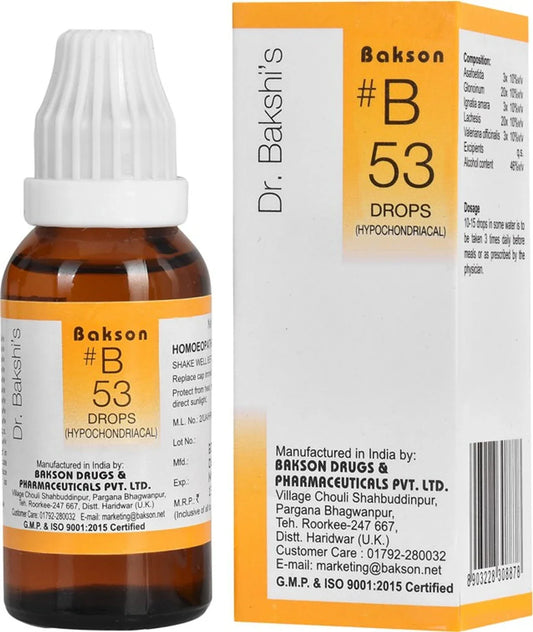 Bakson's Homeopathy B53 Drops - 30 ml
