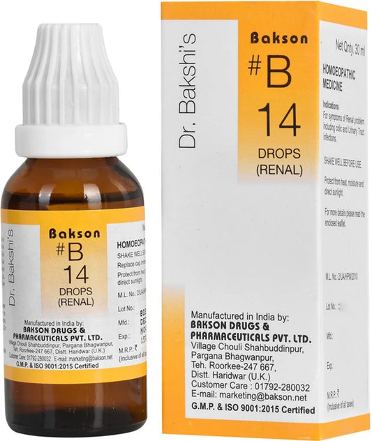 Bakson's Homeopathy B14 Drops - 30 ml