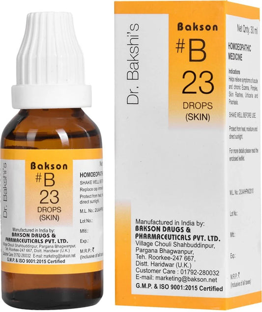 Bakson's Homeopathy B23 Drops - 30 ml