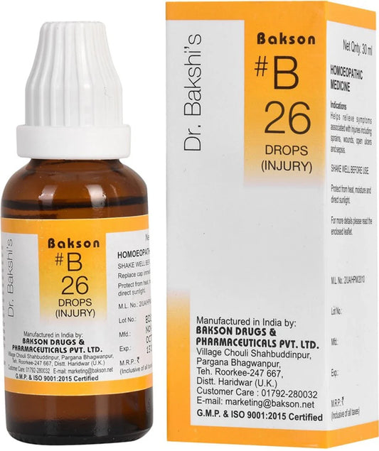 Bakson's Homeopathy B26 Drops - 30 ml