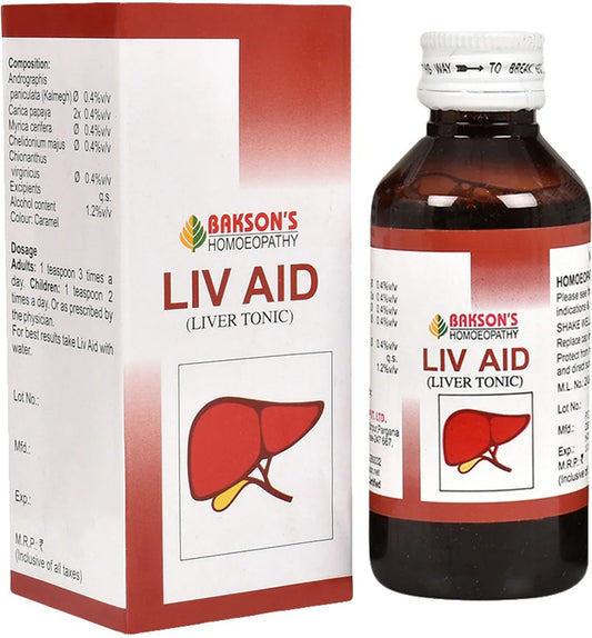 Bakson's Homeopathy Liv Aid Liver Tonic - 115 ml