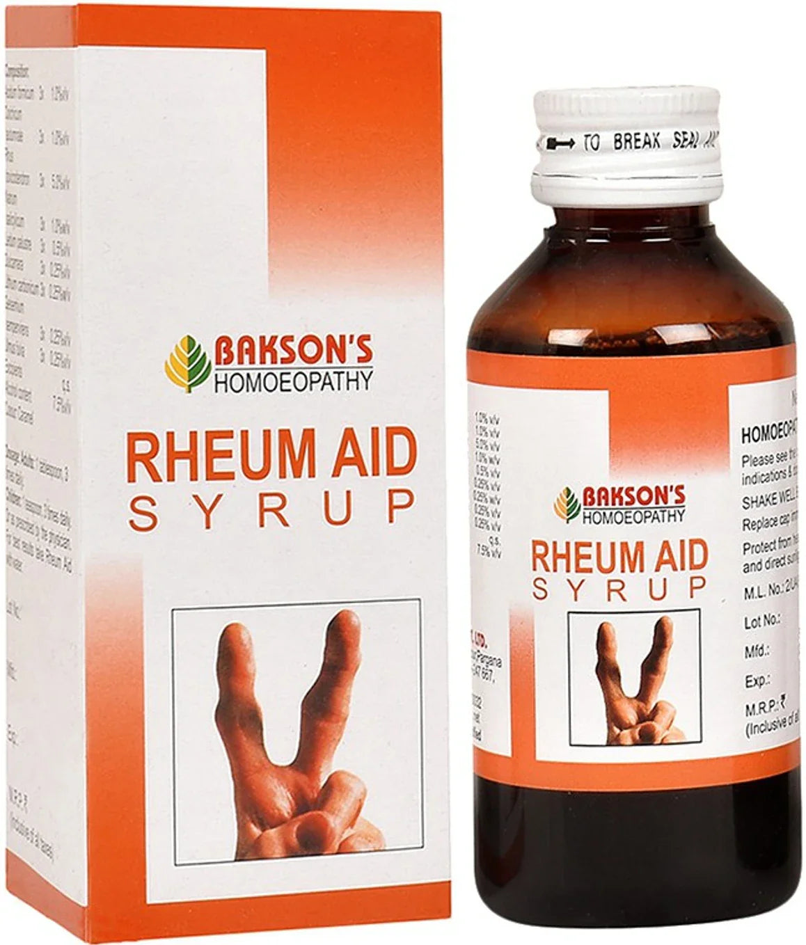 Bakson's Homeopathy Rheum Aid Syrup - 115 ml