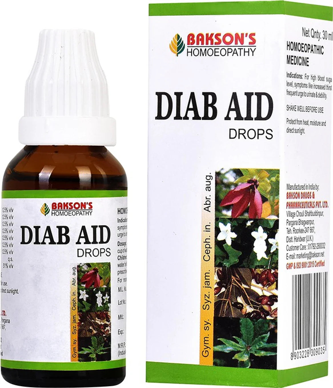 Bakson's Homeopathy Diab Aid Drops - 30 ml