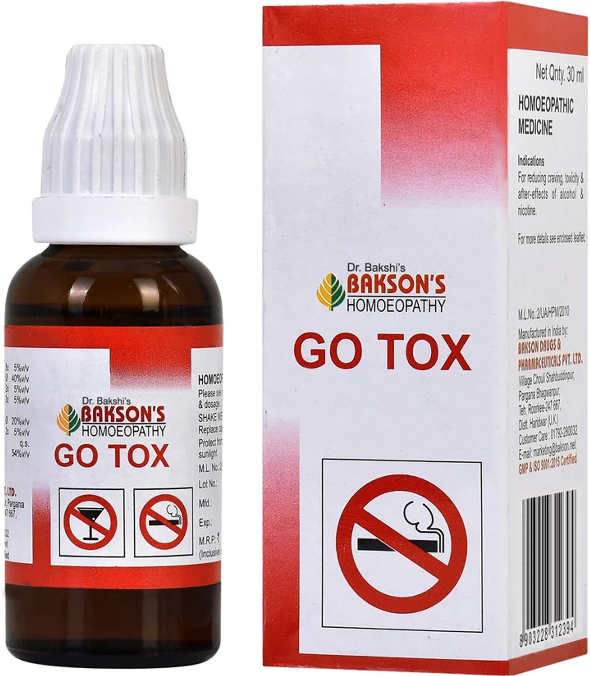 Bakson's Homeopathy Go Tox Drops - 30 ml
