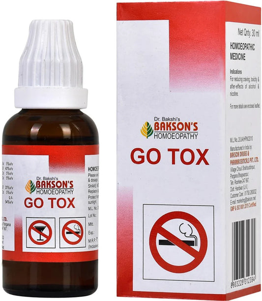 Bakson's Homeopathy Go Tox Drops - 30 ml