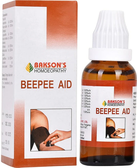 Bakson's Homeopathy Beepee Aid Drops - 30 ml - Pack of 1