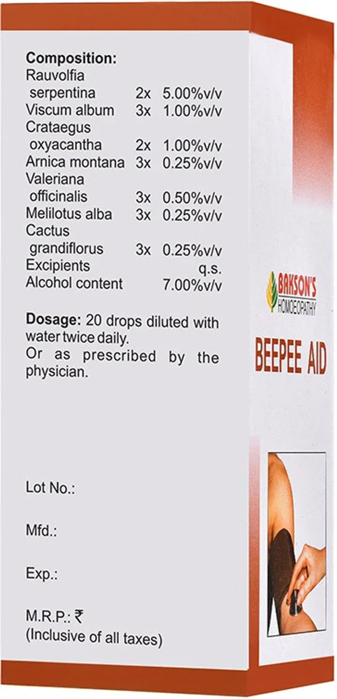 Bakson's Homeopathy Beepee Aid Drops - 30 ml - Pack of 1