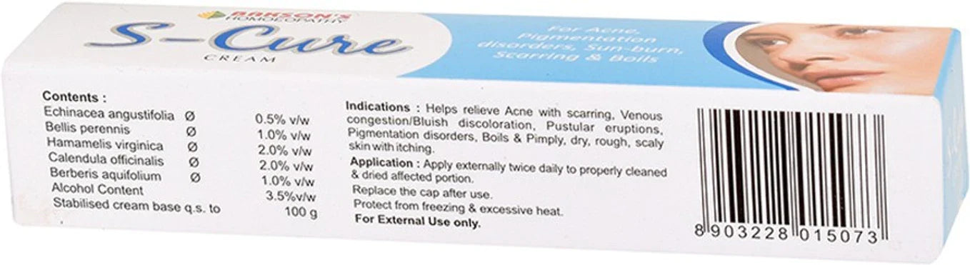 Bakson's Homeopathy S-Cure Cream - 30 gm - Pack of 1