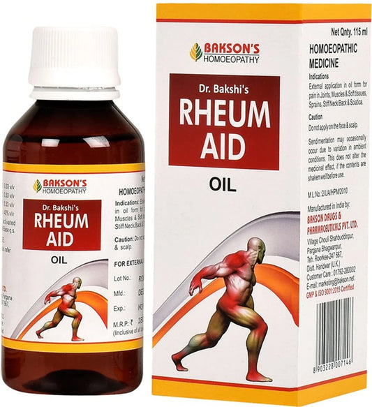 Bakson's Homeopathy Rheum Aid Oil - 115 ml