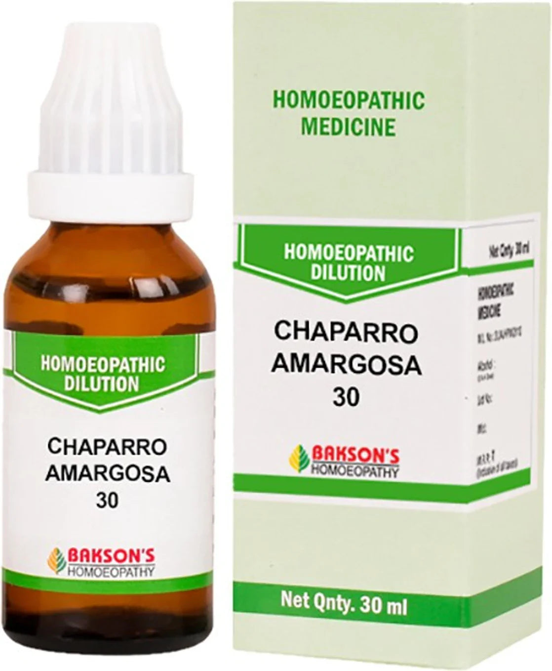 Bakson's Homeopathy Chaparro Amargosa Dilution - 30 ml - 30 CH