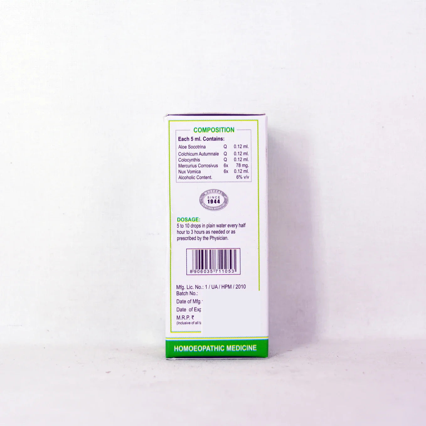 Wheezal Homeopathy Dysento Drops - 30 ml