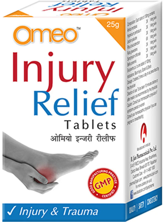 Bjain Homeopathy Omeo Injury Relief Tablets - 25 Gm